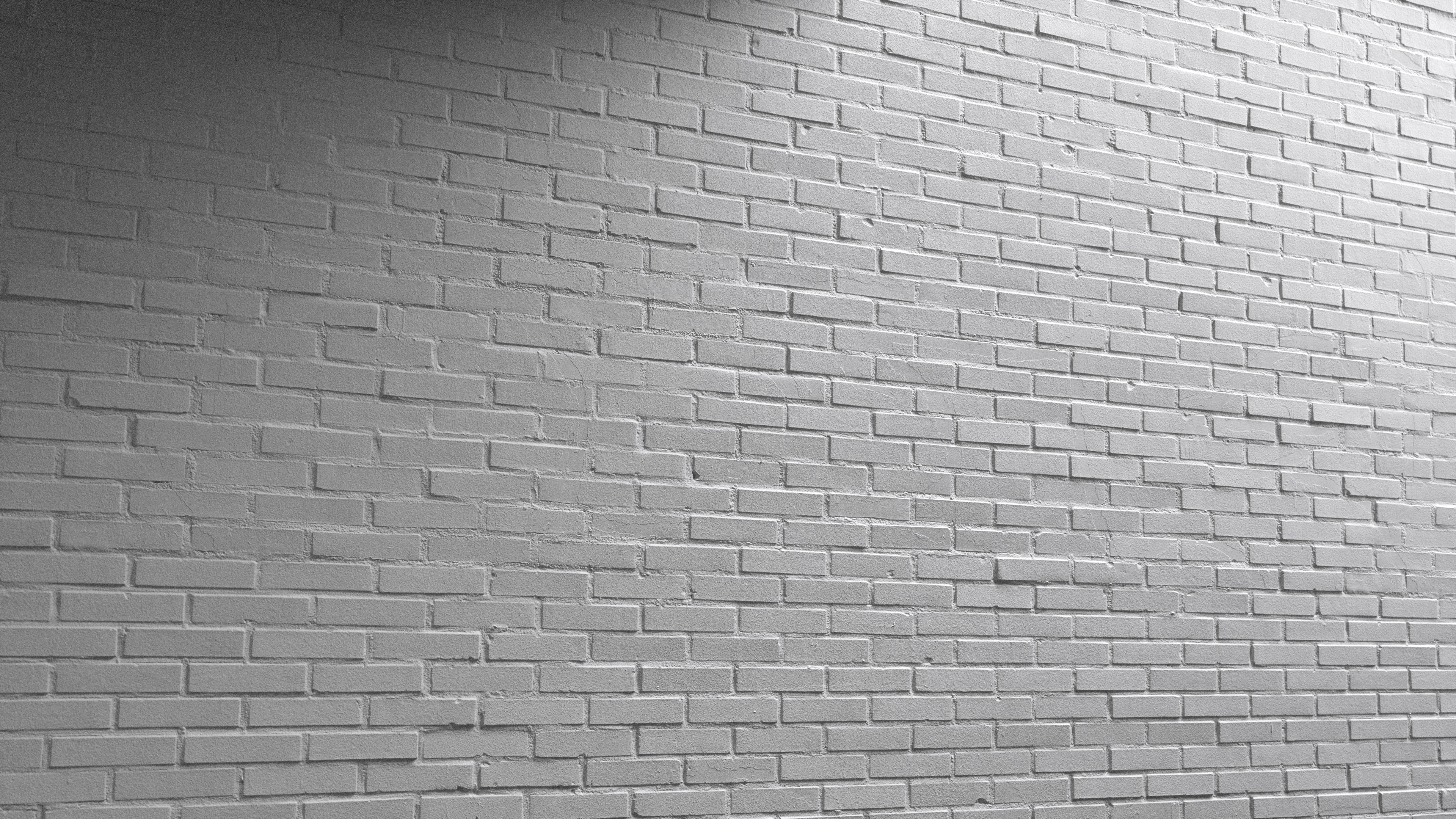 3D Scanned Painted  Brick  Wall  3x3 meters